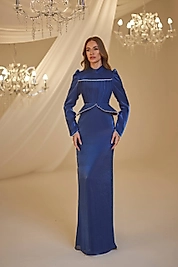 Burak Baran Fashıon Efsun Abiye Lacivert