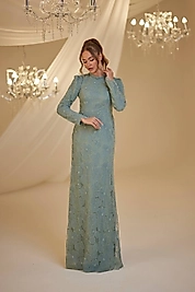 Burak Baran Fashıon Rüya Abiye Su Yesili