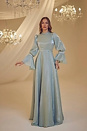 Burak Baran Fashıon İnci Abiye Su Yeşili