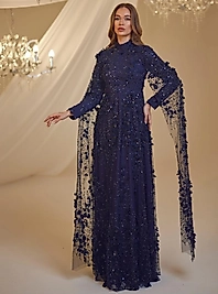 Burak Baran Afife Abiye Lacivert