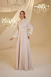 Burak Baran Fashıon Helin Abiye Krem