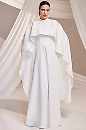 Bırak Baran Lina Abiye Beyaz