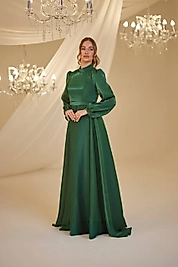 Burak Baran Fashıon Helin Abiye Zümrüt Yeşili