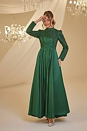 Burak Baran Payet Abiye Zümrüt Yeşili